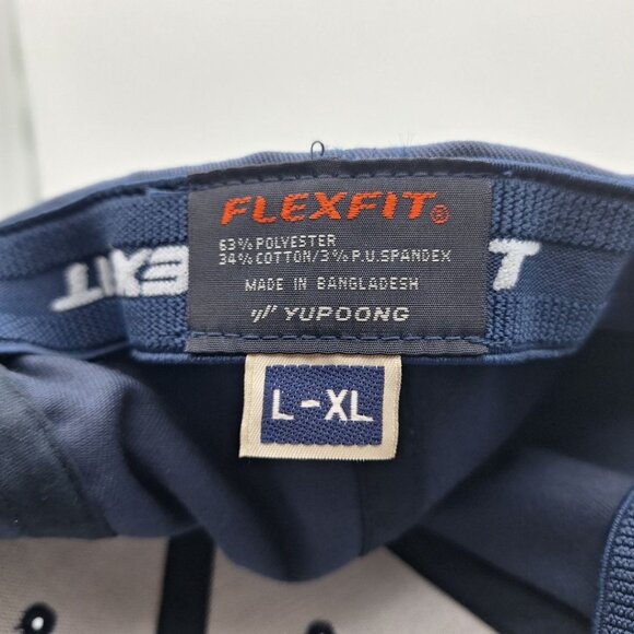 Bells Farm Clydesdales Horses Hat Ball Cap Adult Large XL Blue Flex Fit Michigan - Picture 7 of 10